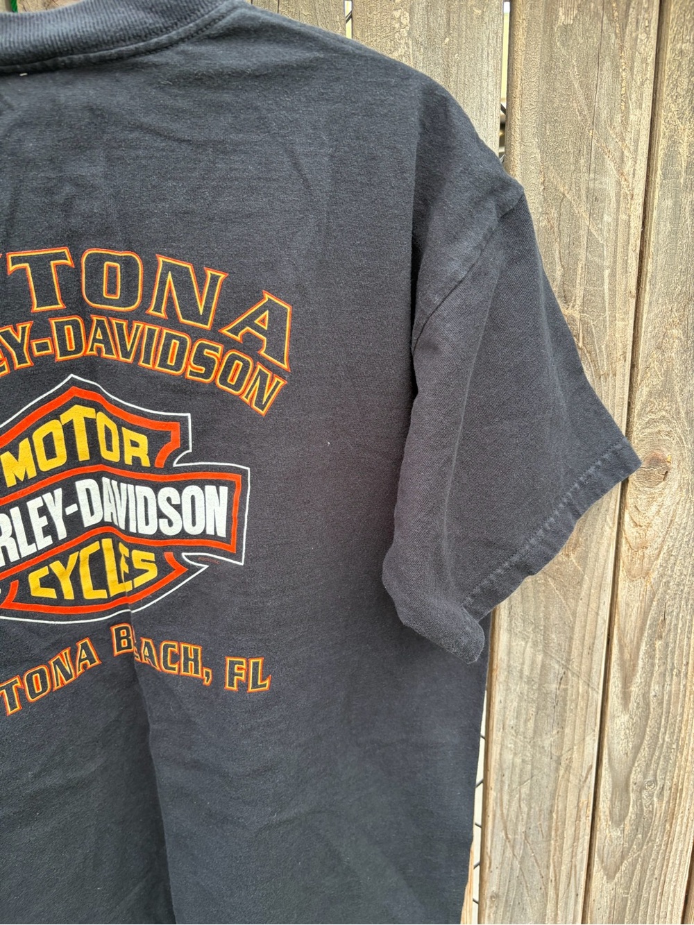 Harley-Davidson Black Daytona Graphic Short Sleeve Tee men’s Size L - Picture 12 of 14